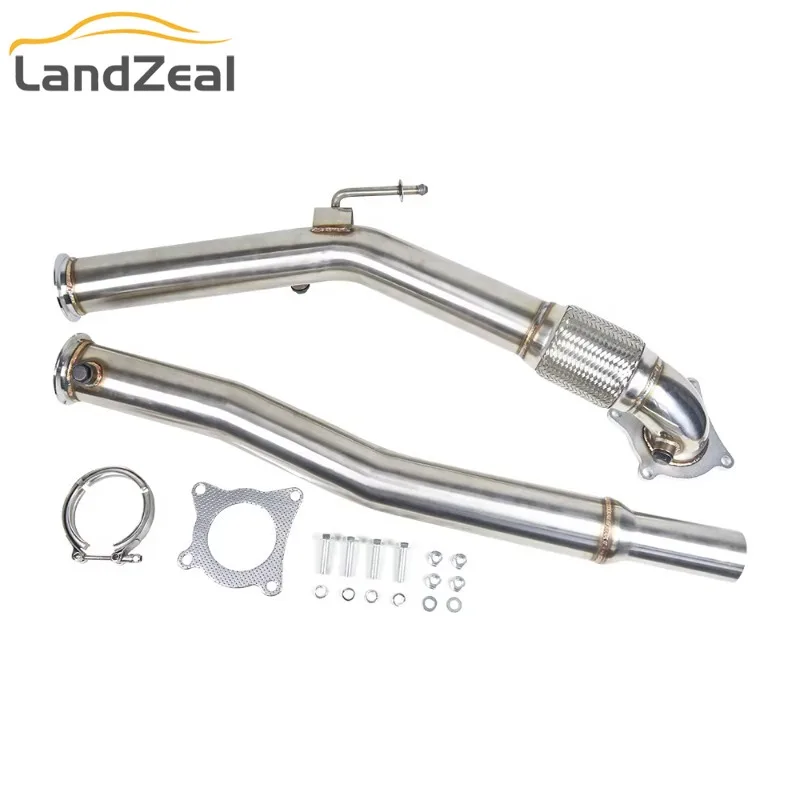 Tubo de escape KD6507 para VW Golf GTI MK5 MK6 Audi A3 TT 2,0 T 2005-2012 PTP rendimiento Turbo abajo tubo