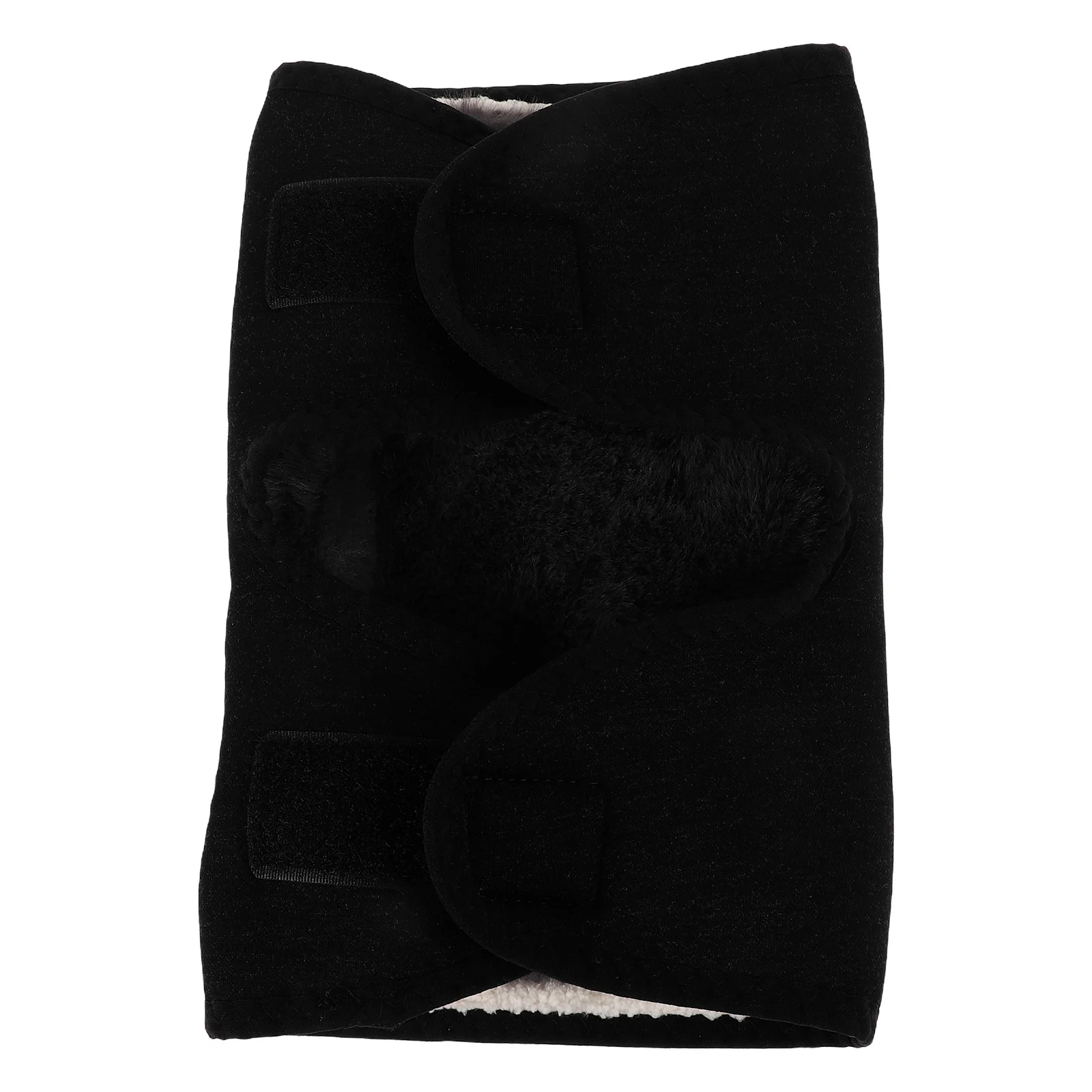 

Thickened Warm Knee Pads Double Layer Composite Fleece Lined Windproof Protection for Cycling Winter Sports Bike Knee Warmers