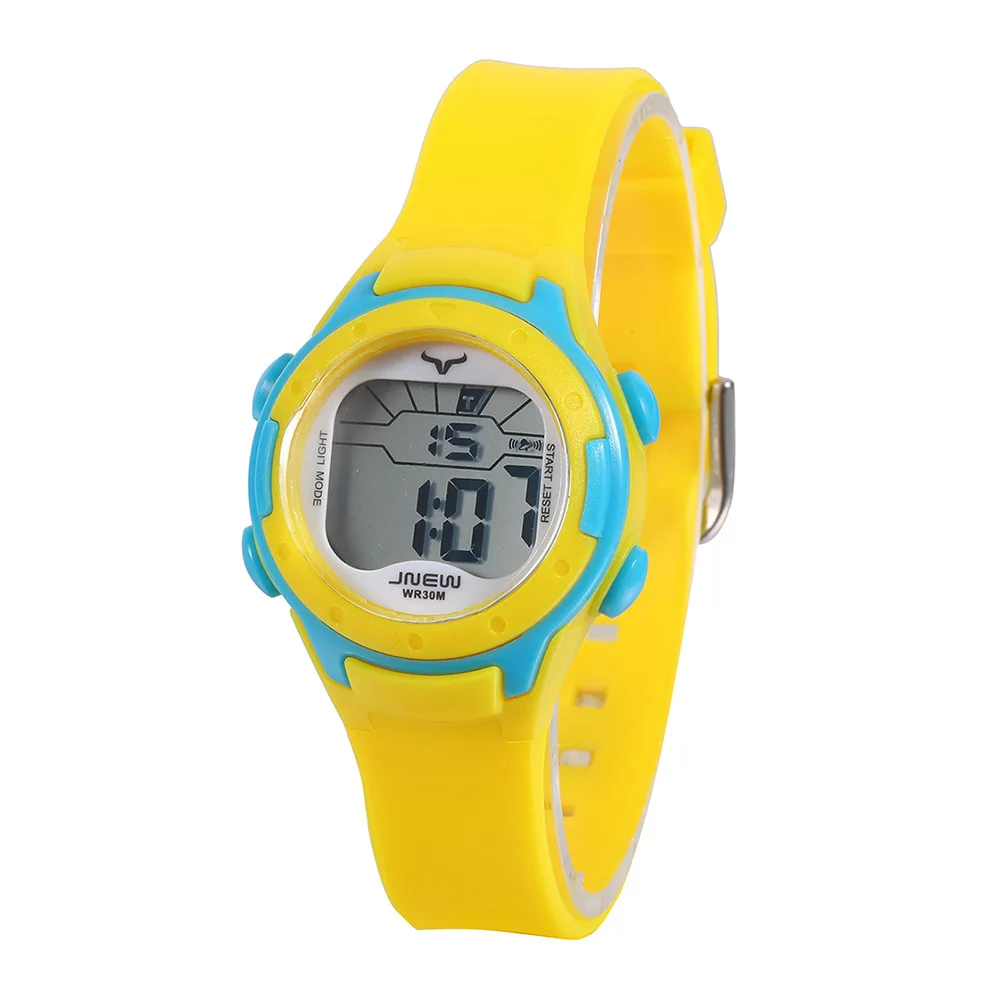Waterproof Sports Watch Multifunctional Yellow Watch Comfortable Durable Strap Precise Quartz Accessories