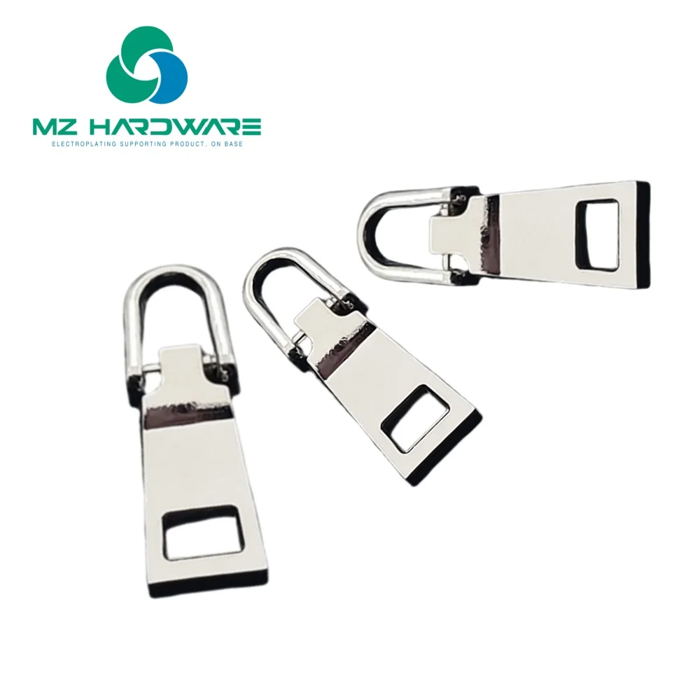 

MZhardware 1 Pcs Wholesale Engraved Metal Zip Puller Keychain - DIY Zipper Puller for Backpack Jacket Suitcase Tag