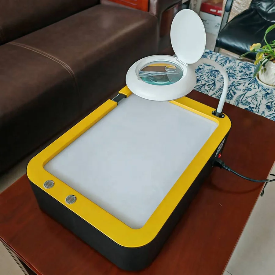 

Стол для наблюдения за семенами с 5-кратным увеличителем и встроенным осветительным устройством 20-30 Вт для сельскохозяйственных исследований