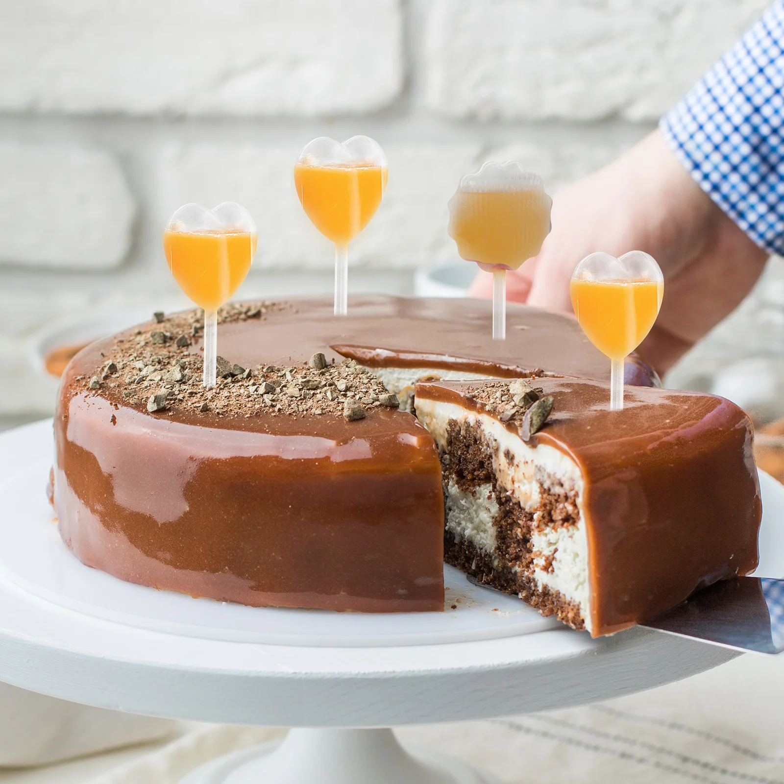 

100Pcs Jam Droppers Plastic Disposable Syringe Pipettes for Cake Ice Cream Mini Desserts Jam Droppers Cupcake Pipette Dropper