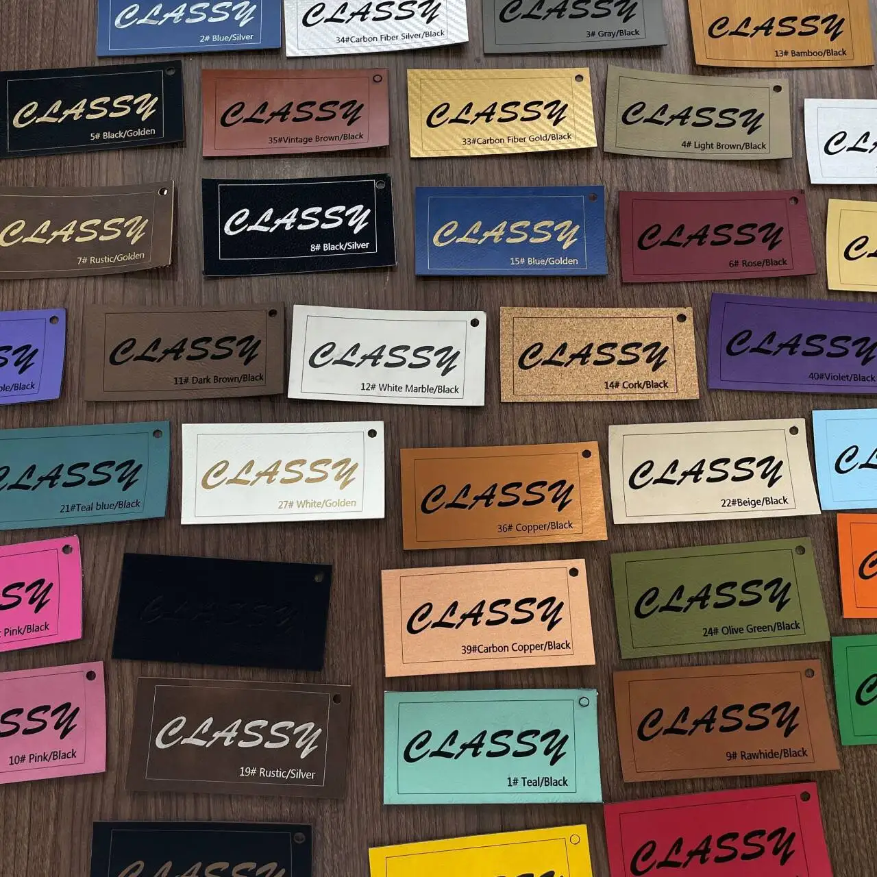 4sheets 30x45cm Sublimation Blank PU Leather Sheet Materials High Temperature Resistance Design by Laser Engraving
