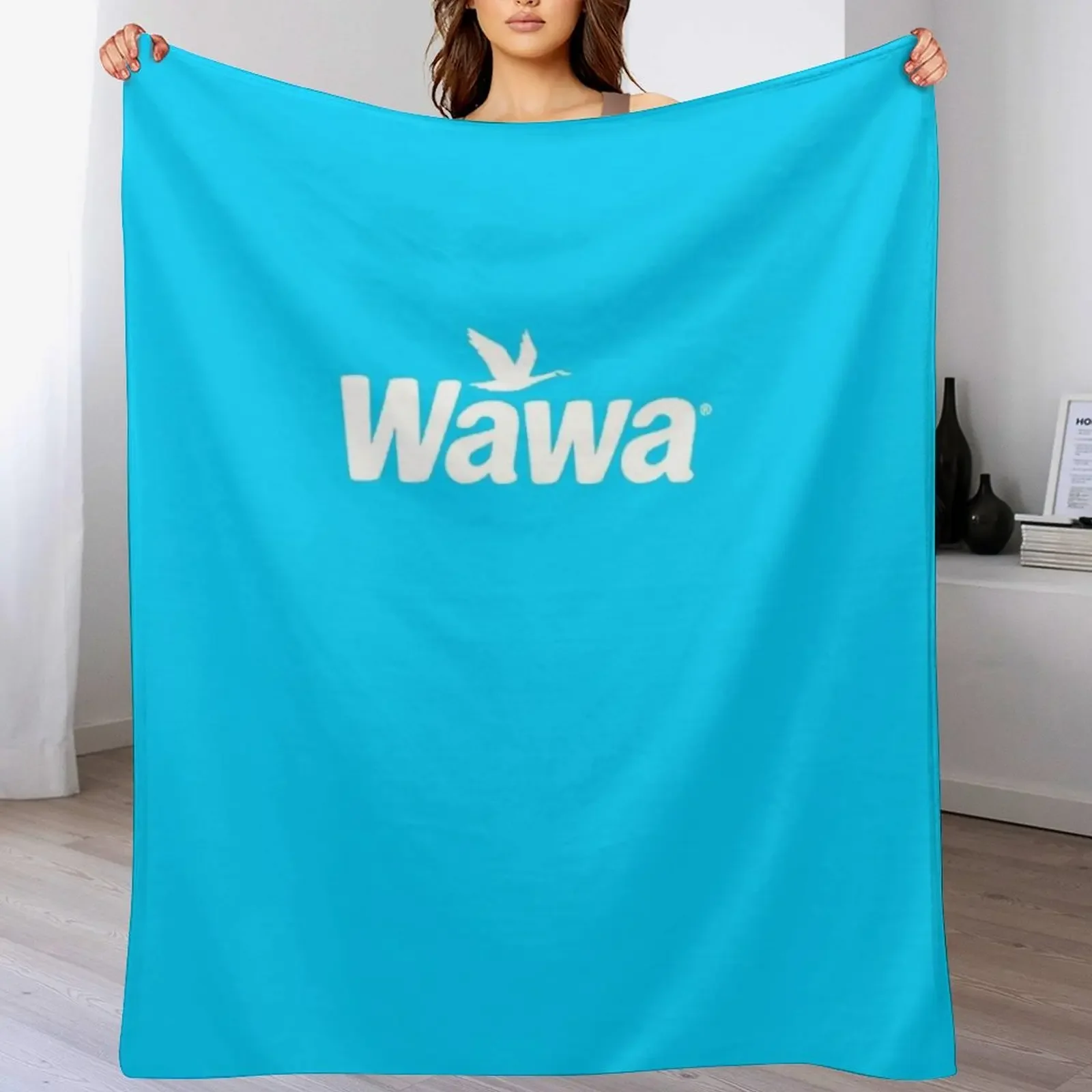 

BEST SELLER - wawa logo Merchandise Essential T-Shirt Throw Blanket Soft Plush Plaid Designers Cute Plaid Moving Blankets