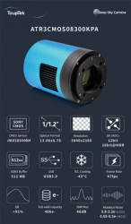 Touptek 8.3Mp Color Astronomical Telescope Camera with SONY IMX585 1/1.2’’ CMOS Sensor Astronomy TE Cooling ATR3CMOS08300KPA