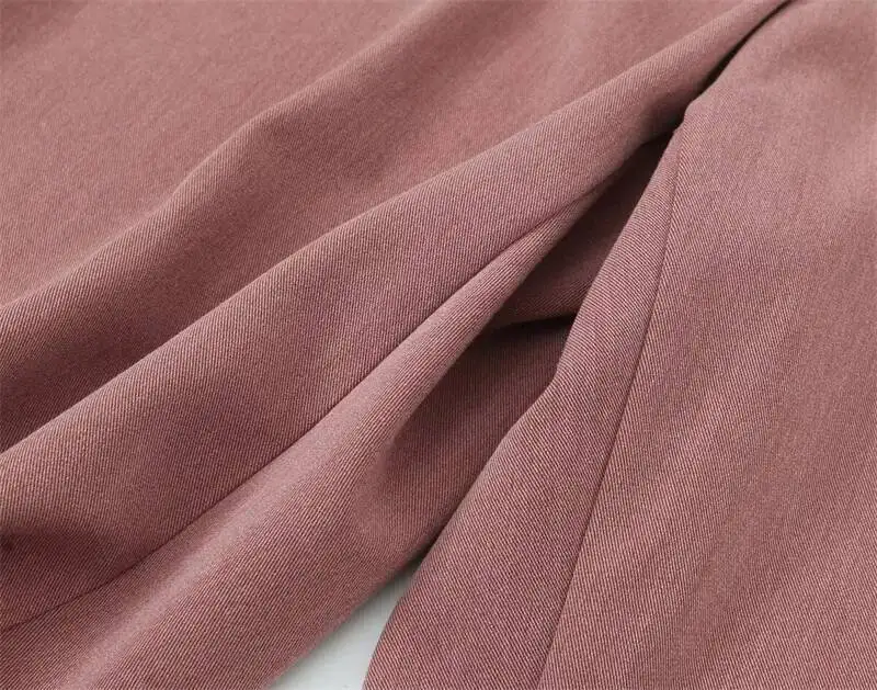 2025 Autumn New Straight-Leg Pants With Gentle Pink, Classic Black – Belt Accentuates Long Legs