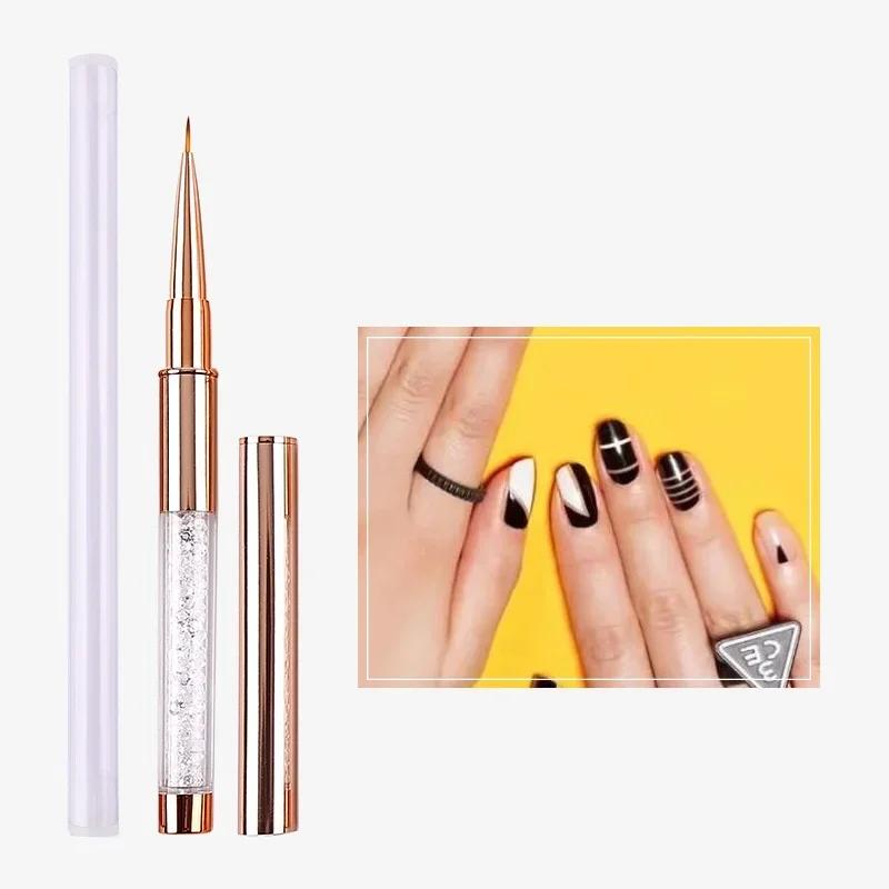 NEW 1/5 PCS Nail Brush for Manicure Art Brush Acrylic Nail Salon Brush Gadgets Nail Supplies for Professionals ZJS01