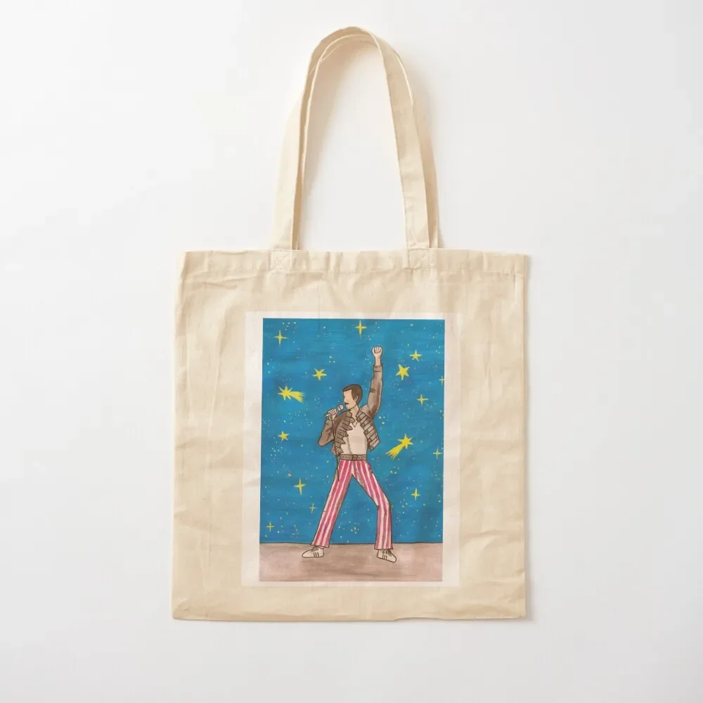 

Freddie Mercury (Queen) Tote Bag canvas bags bag for beach tote bag university