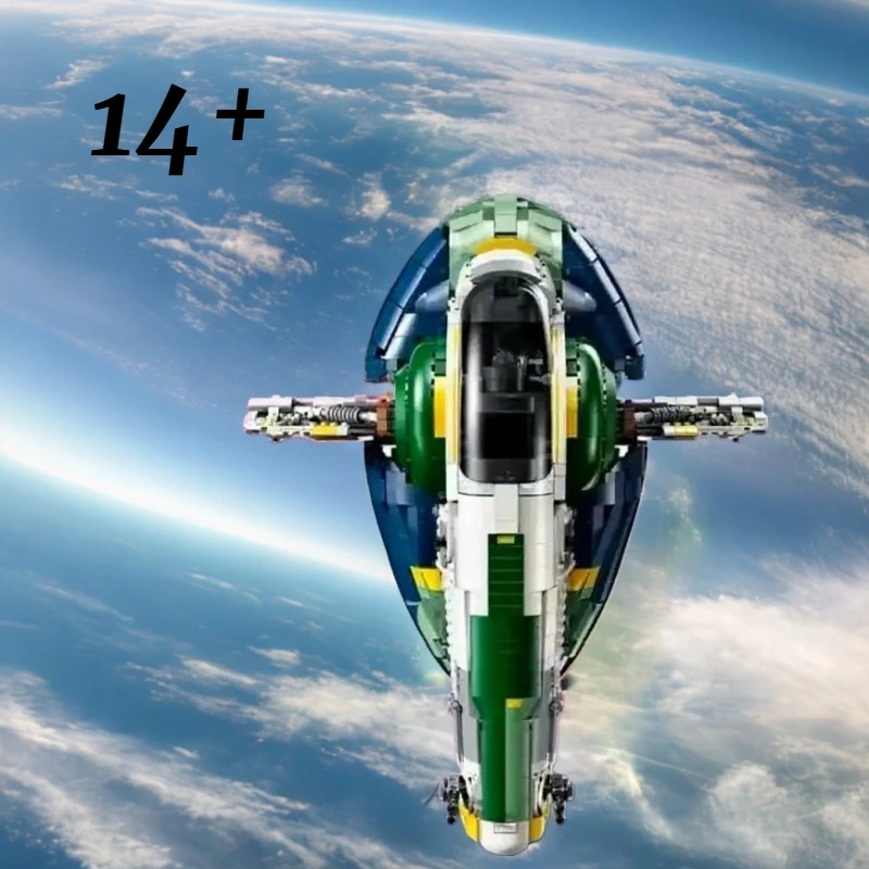 NEW 2970pcs MOC Starship Transportation Building Blocks Assembly Bricks Model DIY Toys Christmas Gifts for Adults Fit 75409