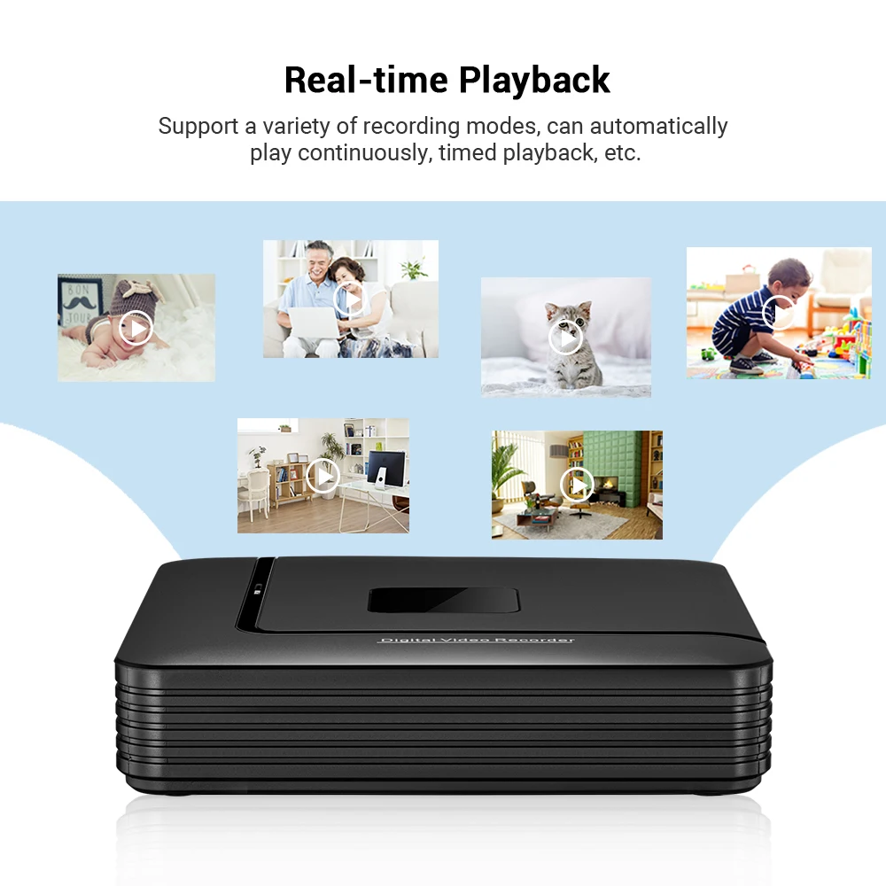 4K 8MP Ultra HD POE NVR 4CH/8CH IEEE802.3af 48V POE Video Recorder IP Security System Face Detection H.265 Xmeye Remote Access