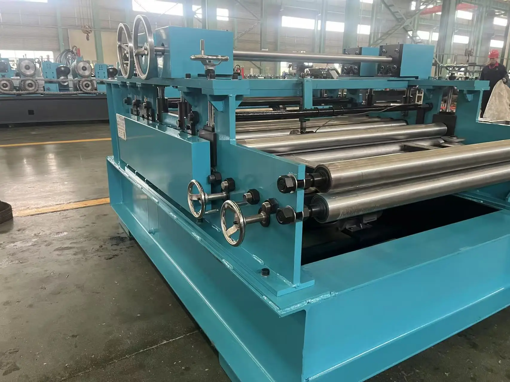 Servo Drive 1.5* 1300mm Sheet Metal Steel Coil Cut to Length Leveling Shear and Slit Machine