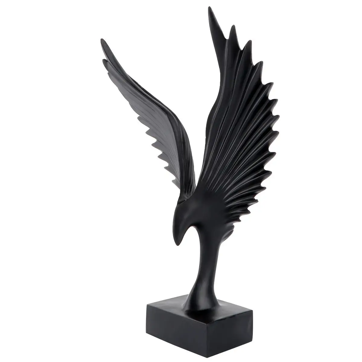 

Wing Statue Resin Sculpture Home Decor Shelf Ornament Eagle Wing Figurine Desk Table Car Decor Mini Item