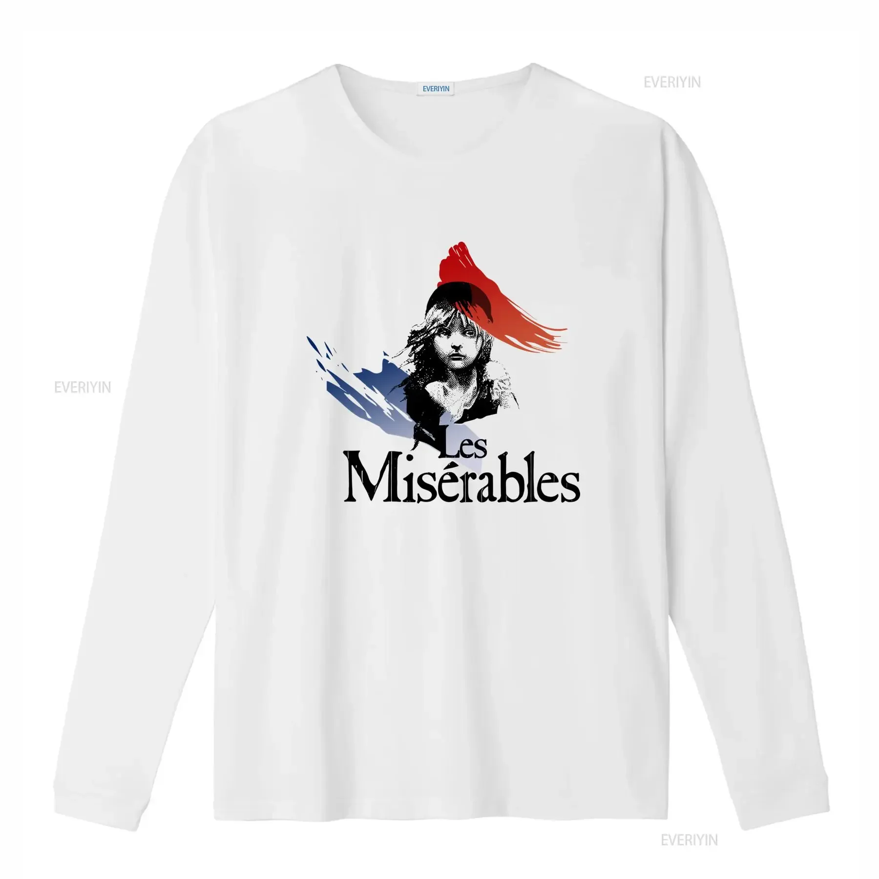 Les Miserables Women's Adult Broadway Musical Show T Shirt High Quality Print Theatre SweaT vintage Washed Casual Breathable