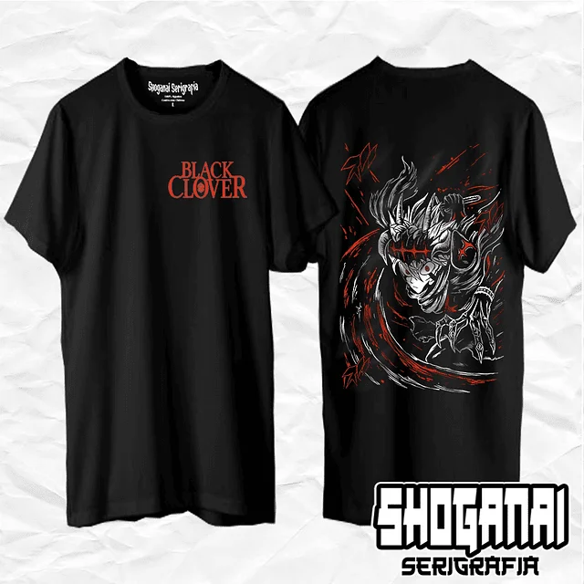 Asta - Black Clover Unisex Anime T-Shirt 100% Cotton Manga Tee