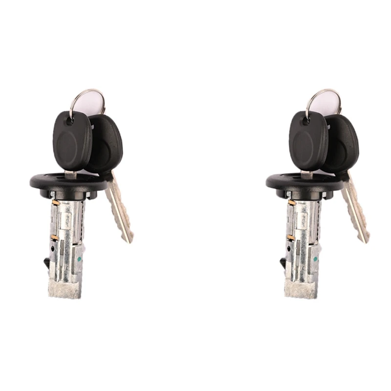 

2X New Ignition Lock Cylinder & Keys 15298923 707835 For Chevy GMC Silverado Tahoe-A99F