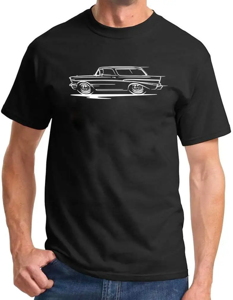 1957 Belair Nomad Wagon Redline Series Classic Print Tshirt