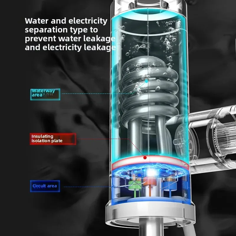 سخان مياه كهربي 220 فولت صنبور المطبخ Tankless التدفئة الفورية صنبور المياه تدفق ساخنة خلاط شاشة ديجيتال