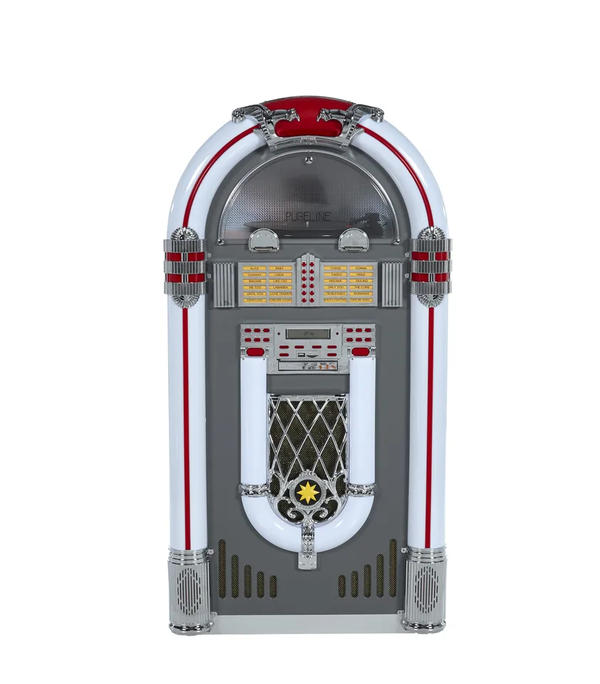 Digital Retro Multi-Function Jukebox with RGB Lights CD Music