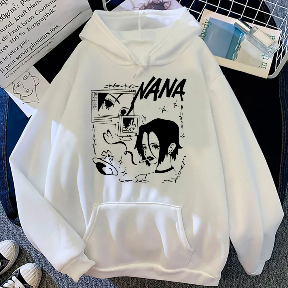 Nana hoodies women Korean style japanese 2023 long sleeve top sweater female harajuku pulls