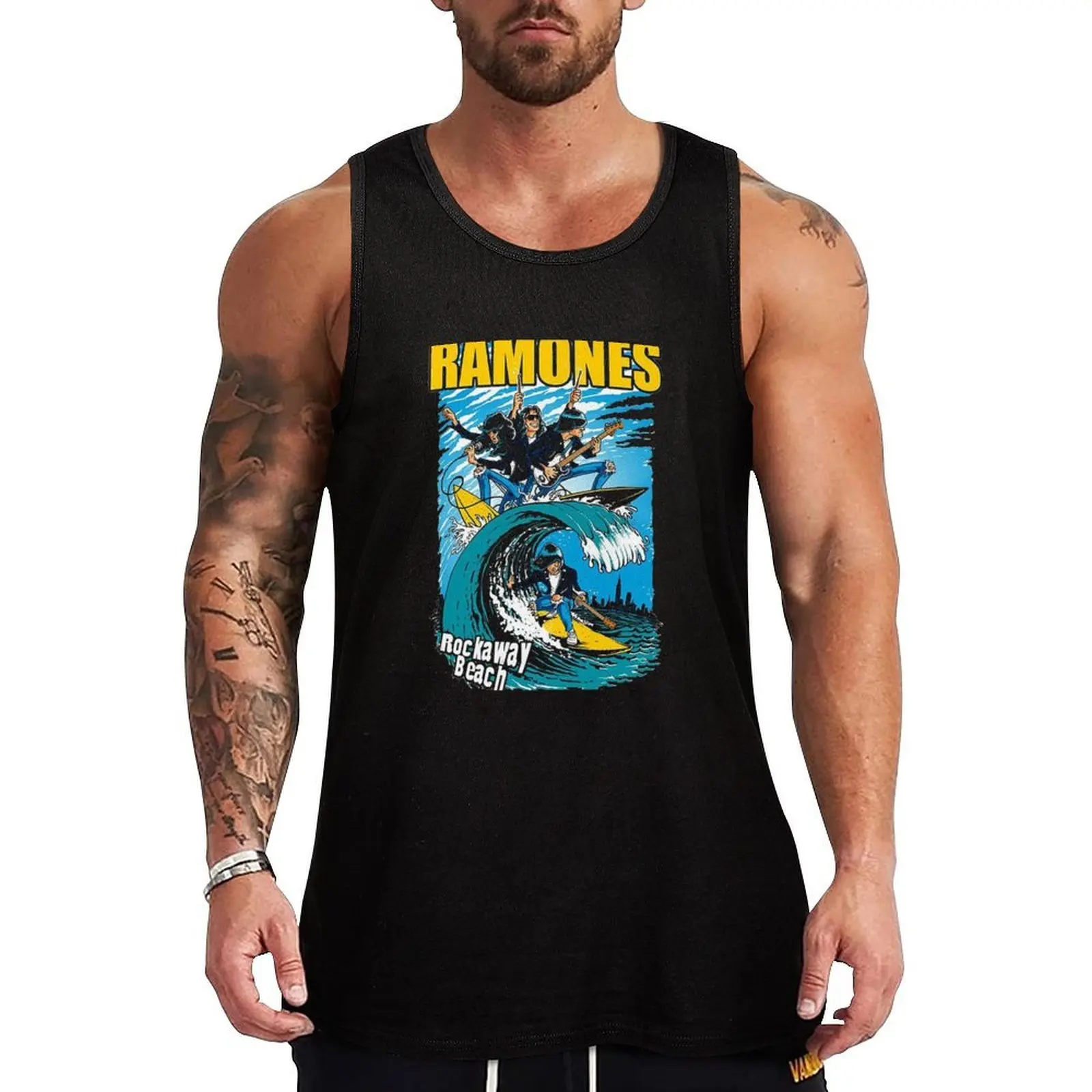 

Surfing Team Tank Top Comfort Stretch Tank Top Relaxed Fit Sleeveless