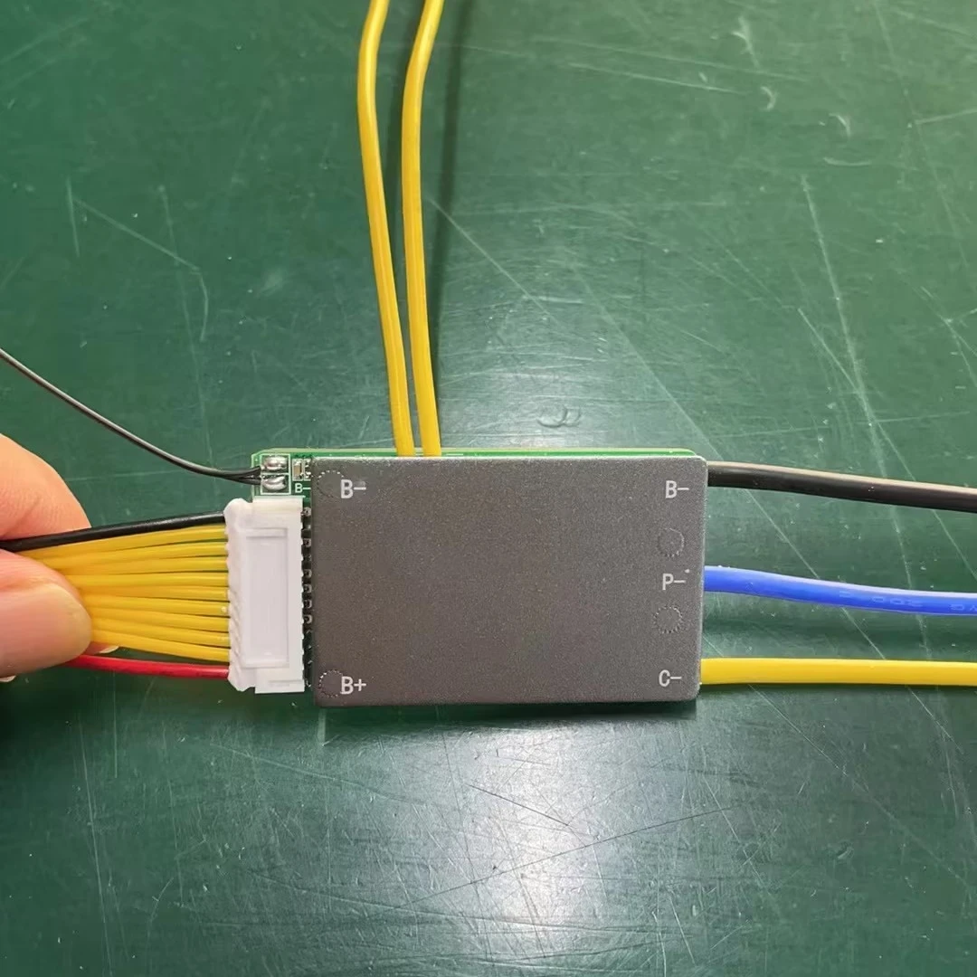 10S 36V 15A Li-ion BMS with Temperature Sensor,on/off switch  separate charge and discharge port.