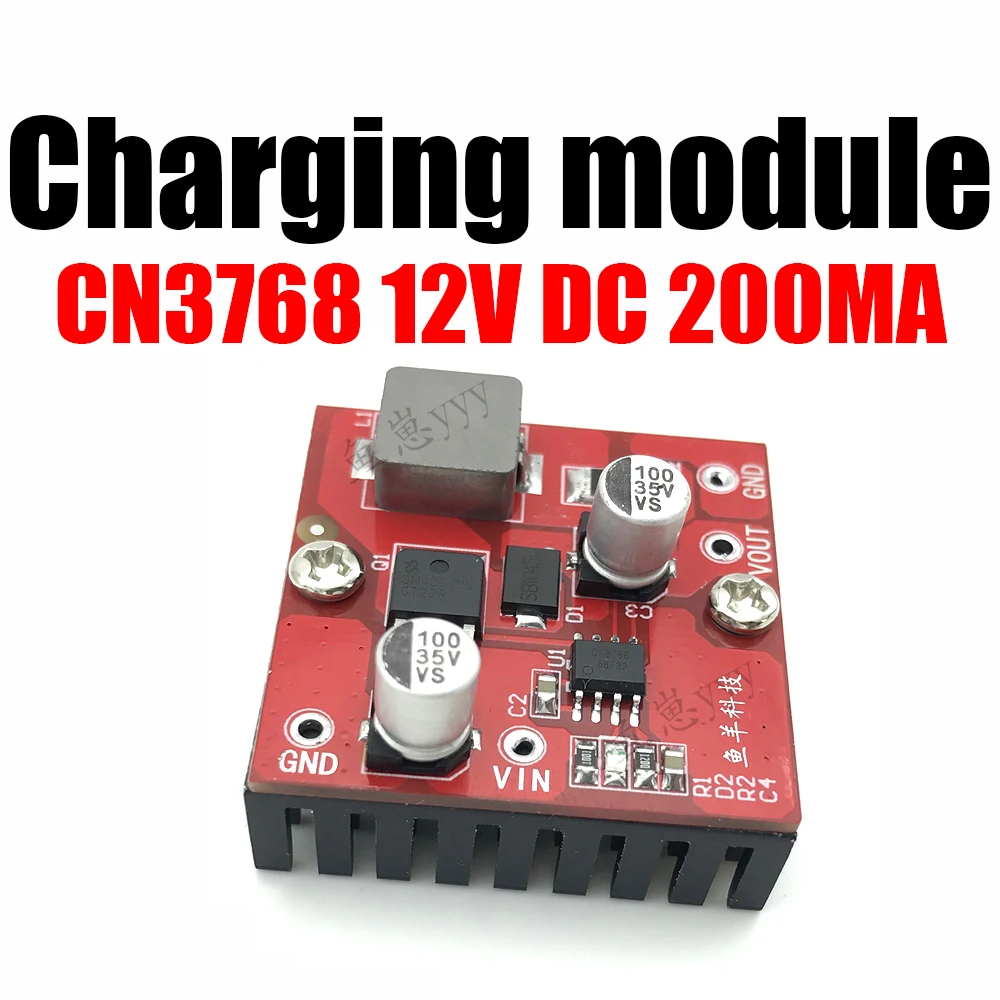 Chumbo-ácido Bateria Carregamento Módulo Carregador Carregamento de Três Estágios Tensão de Entrada 15v24v Cn3768 12v