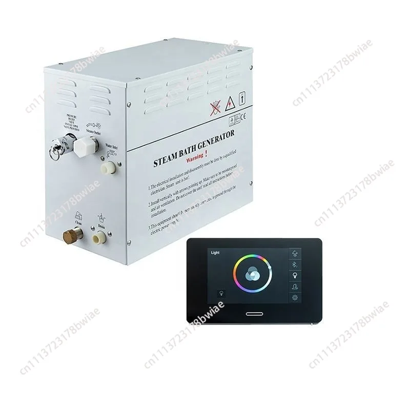 3KW-18KW WiFi APP Control Steam Generating Device Steam Electric Generator Steam Bath Machine Generator With Touch Control Panel