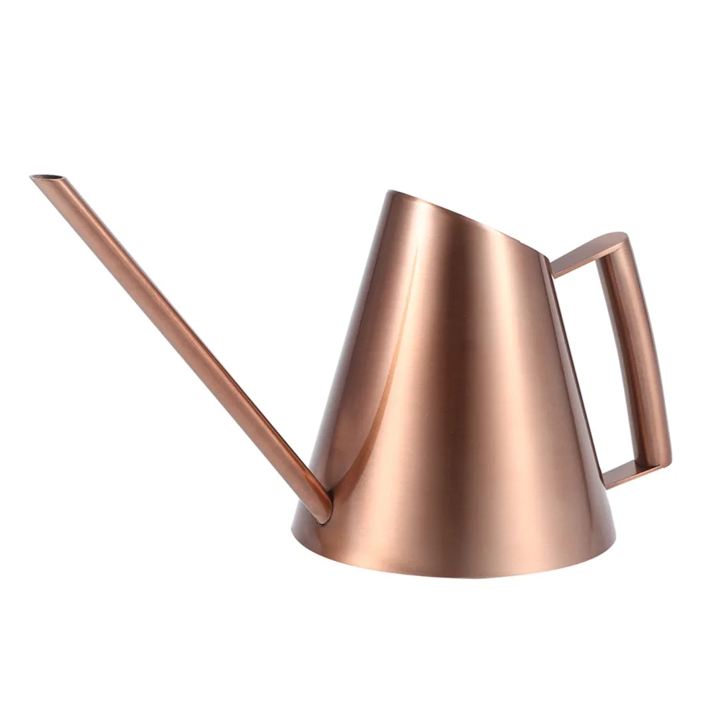 Stainless Steel Watering Can Ergonomic Handle Long Spout Long Spout Watering Can Narrow Spout Plant Waterer Indoor Plants