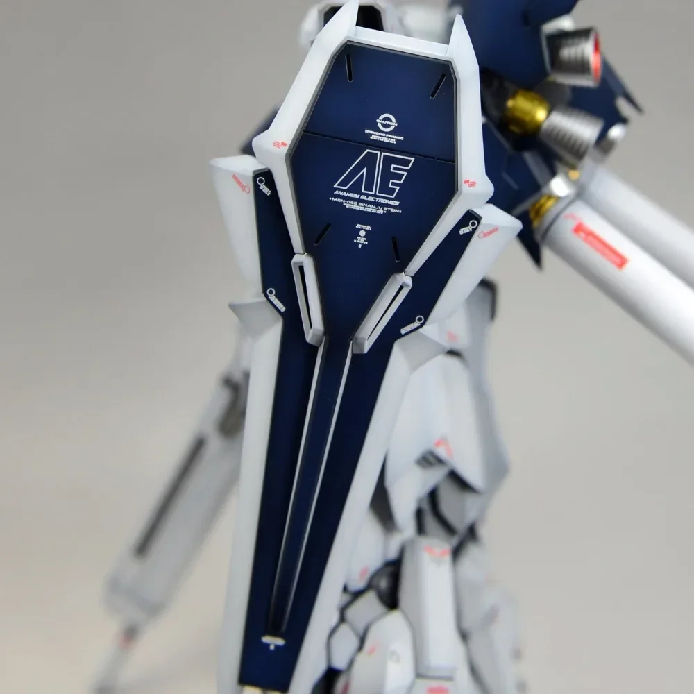 子供のための箱付きのモバイル漫画の服,モデルdabanアセンブリ,Sinanju Stein ver.ka,neo zeon,ロボットのおもちゃ,6623 mg,1/100, MSN-06S