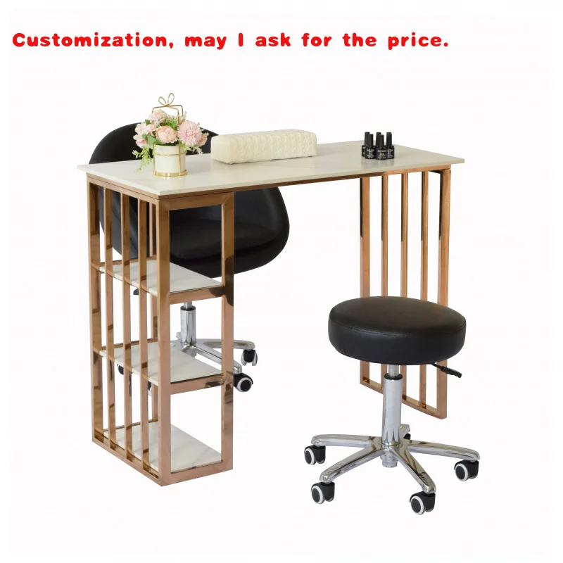 

Custom.Nice Nails Station Мебель Цветной маникюрный педикюрный стол и набор стульев