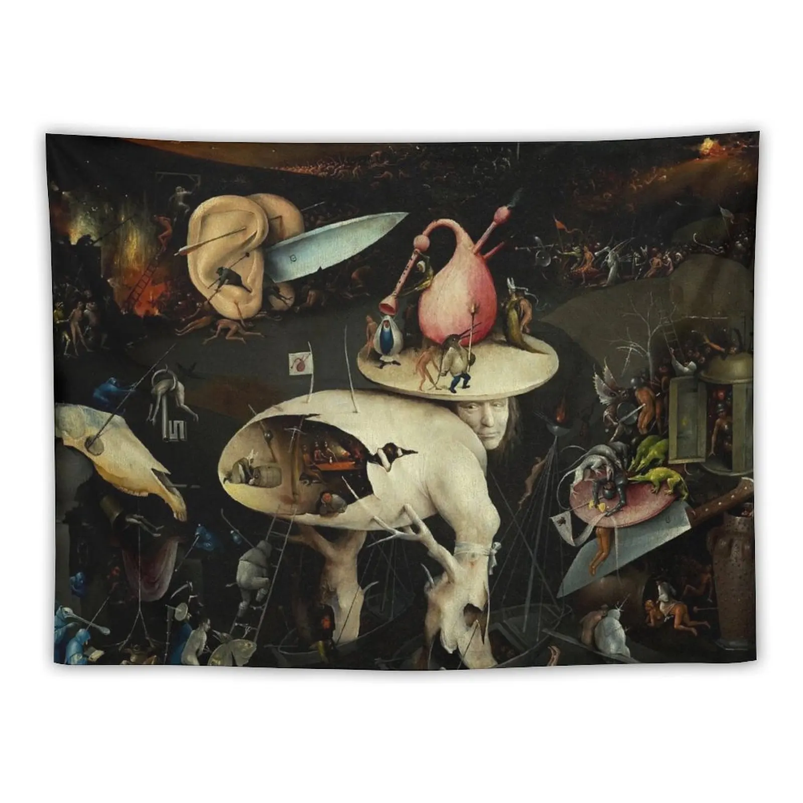 

HELL By Hieronymus Bosch Tapestry Custom Cute Decor Decorations For Room Home Decorations Tapestry