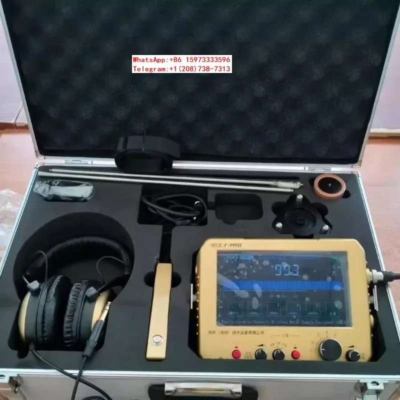 1PCS F999H Water Leak Detector Pipeline Leakage Positioning Instrument for Pipeline Maintenance Test