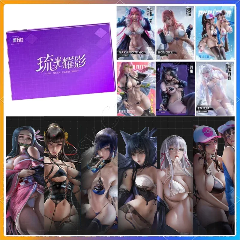 Sexy Goddess Anime ACG Card Charming Temptation Nude Uniform Black Silk Sexy Girls Gentleman Card Big Breasts and Perky Butt