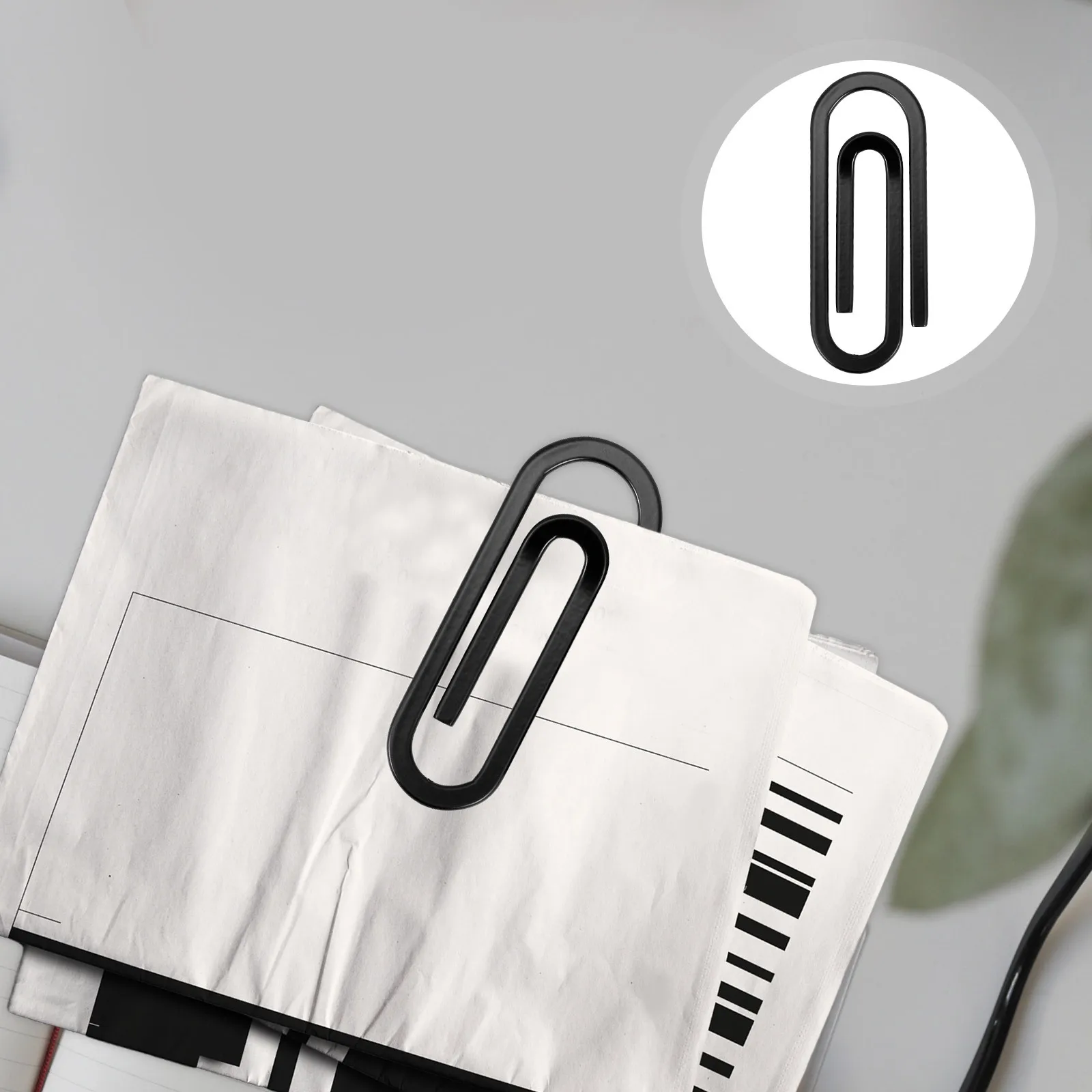 

Creative Stainless Steel Metal Paper Clip Small Hand Paper Clip Office Document Clips for Notes Bookmarks Files