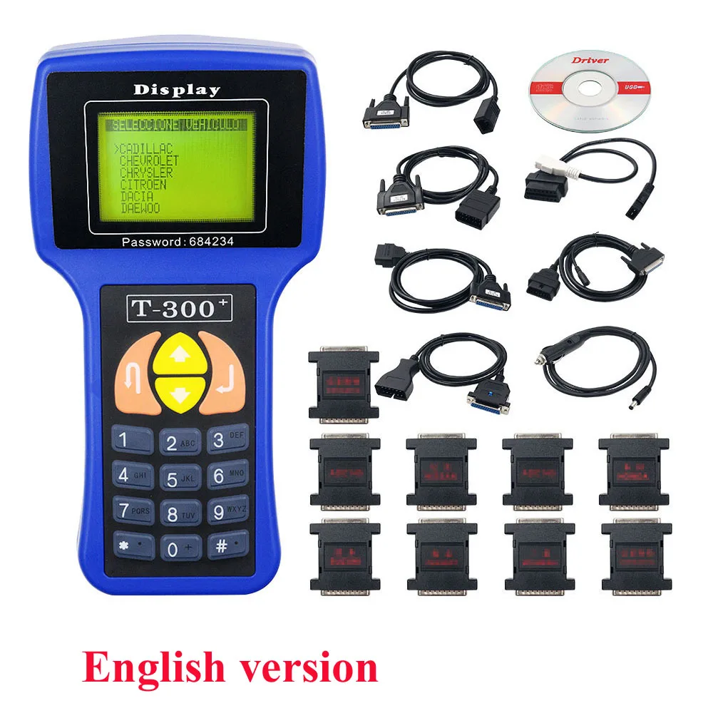 Auto sleutelprogrammeur transponder T300 V23.9 versie sleuteldecoder T-CODE T300 chip sleuteldecoder diagnose auto sleutelprogrammeur 2025