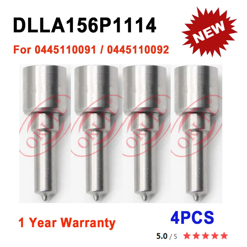 

4 Pieces DLLA156P1114 Fuel Nozzle 0433171719 Auto Repair Kits For HUYNDAI 338004A000 0445110092 0445110091 0986435154