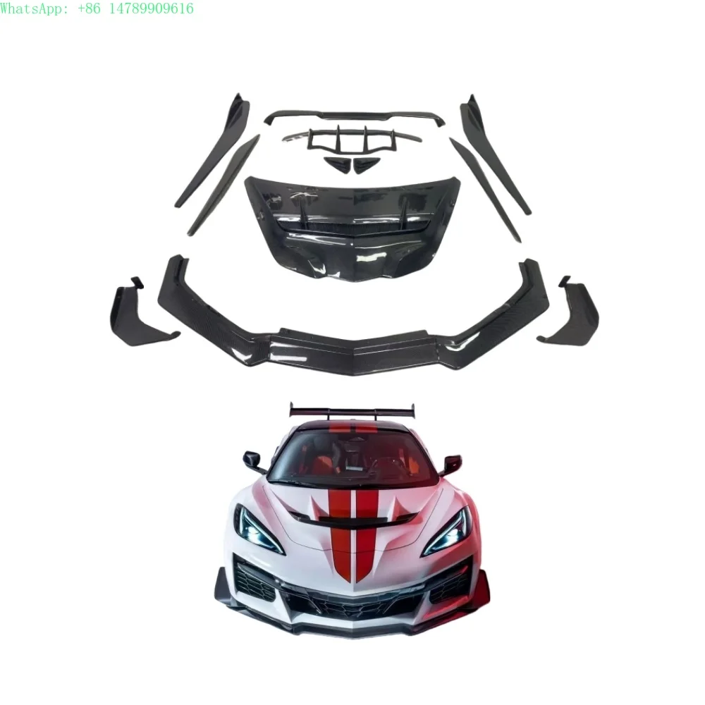 Full Custom Build With Old-to-new Body Kit ConversionCarbon Fiber Body Kit For C8 Upgrade