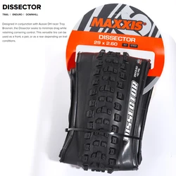 MAXXIS DISSECTOR TRAIL ENDURO DOWNHILL BICYCLE TIRE MOUNTAIN BIKE TUBELESS TYRE KEVLAR 27.5 29 27.5X2.4 27.5X2.6 29X2.4 29X2.6