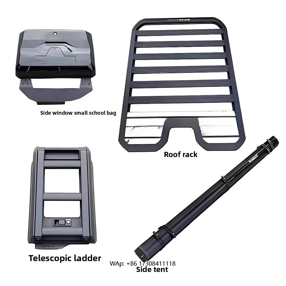 

BAIC BJ40 Roof Rack, Roof Platform Frame, Side Ladder, Storage Box, Spoiler, Top Rack Modification Kit