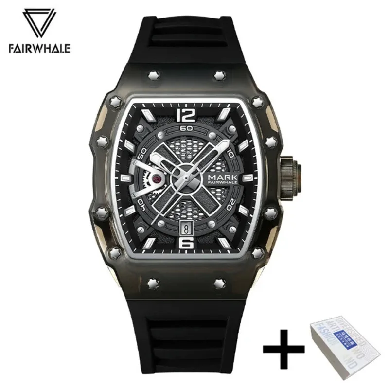 Mark Fairwhale 6810 Automatic Movement Men's Watch Fashion Sports Waterproof Luminous Mechanical Watches for Men Montres Hommes