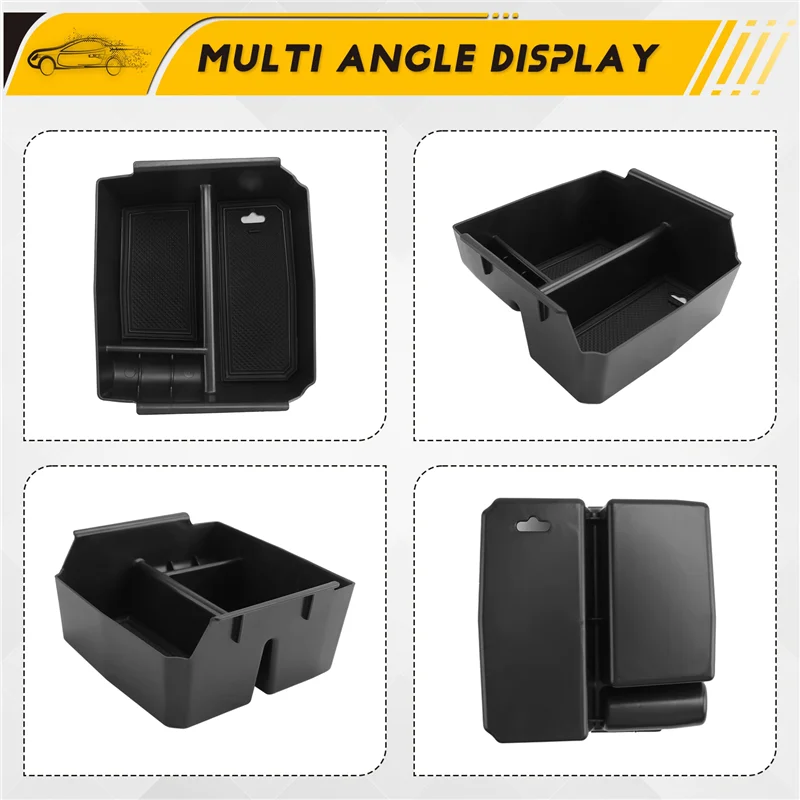 

Прочный органайзер для центральной консоли автомобиля, ящик для хранения аксессуаров для интерьера, подлокотник, ящик для хранения для Jeep Wrangler JK 2007-2017