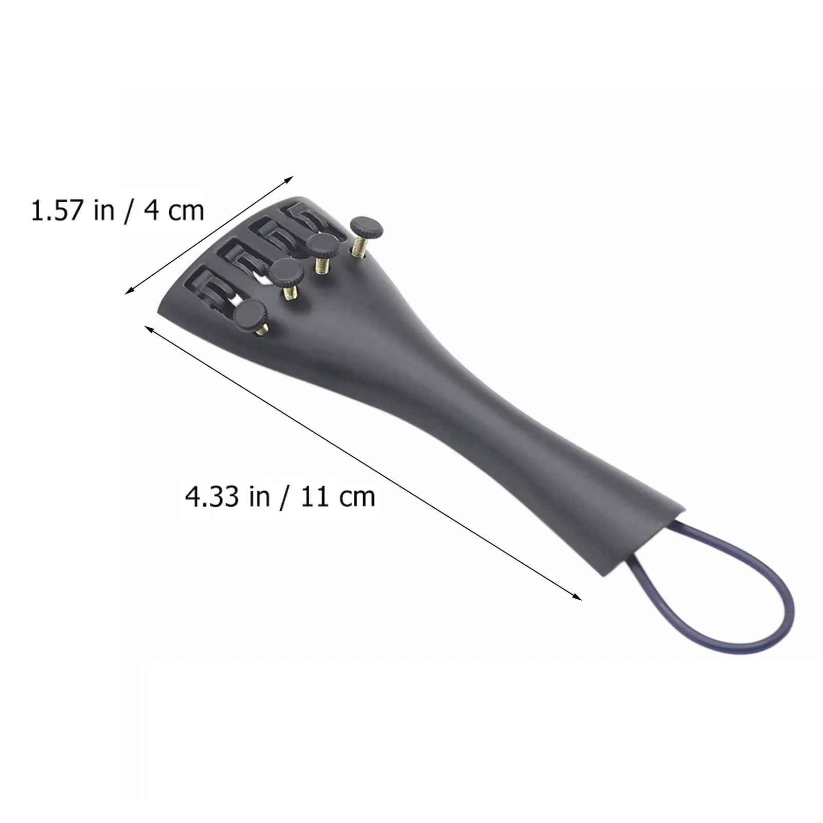 Instrument Accessory Lightweight Violin Tailpiece Tuner Attachment Alloy Aluminum with Fine Tuners Accessories Parts and