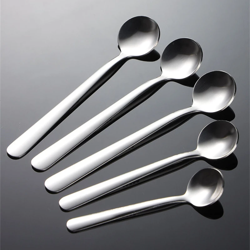 

3 Sizes Stainless Steel Spoons Seasoning Jar Accessories Honey Dessert Coffee Spoon Mini Scoop Beauty Table Decorations