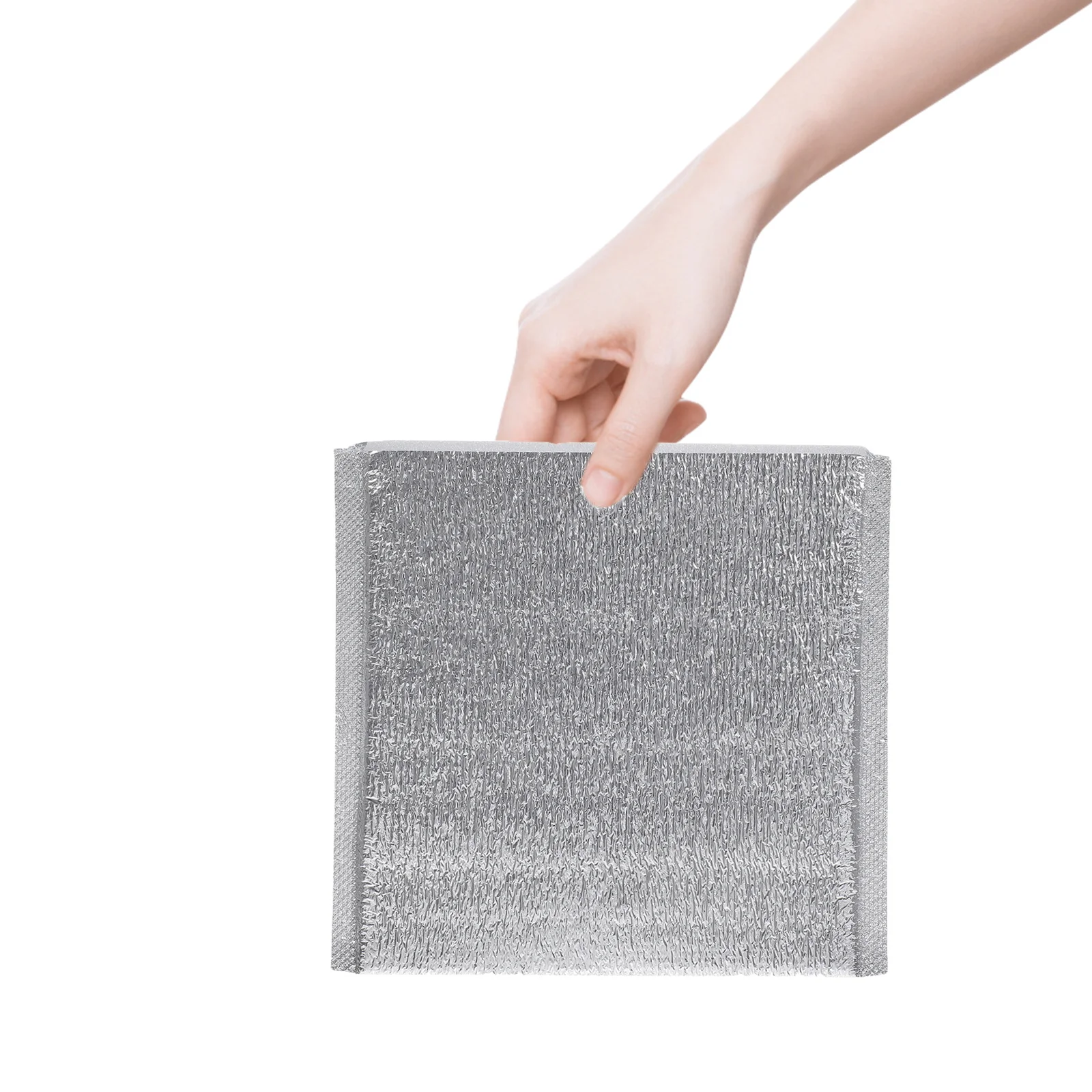 50Pcs Aluminum Foil Food Insulation Bag Thick Disposable Thermal Preservation Take-Out Food Storage Pouch Aluminum Foil Pouch