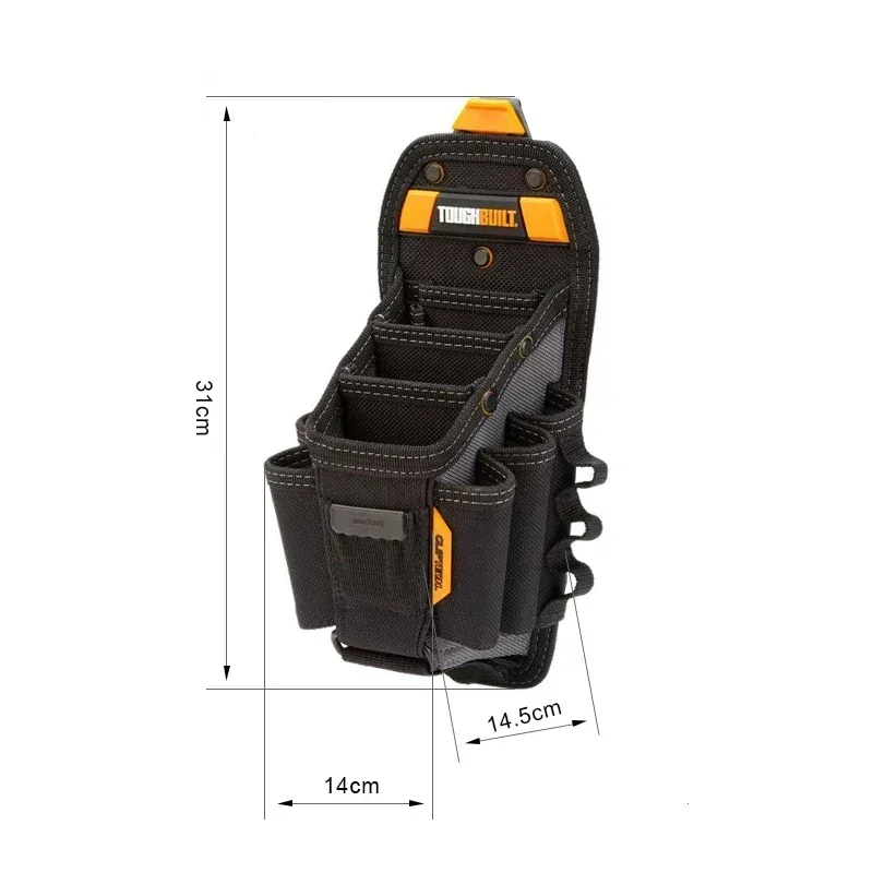 Imagem -03 - Toughbuilt Tb-ct36-l10 Mecânico Bolsa de Ferramentas Especiais Alicate Multi-bolso Ferramenta de Chave de Fenda Pendurado Rápido Acessórios de Bolsa Resistente