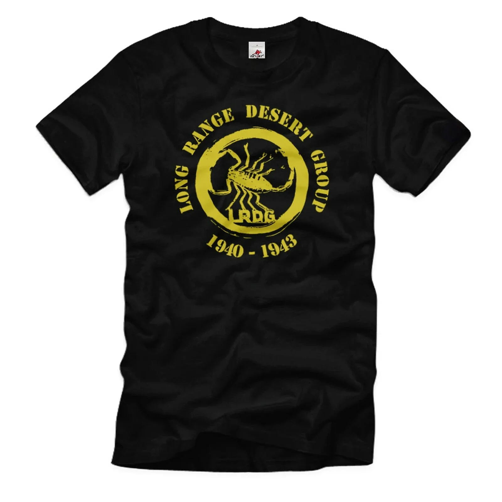 Long RANGE DESERT GROUP LRDG British Army Desert Badge SCORPION Men T-Shirt Casual Short Sleeve O-Neck T-shirts