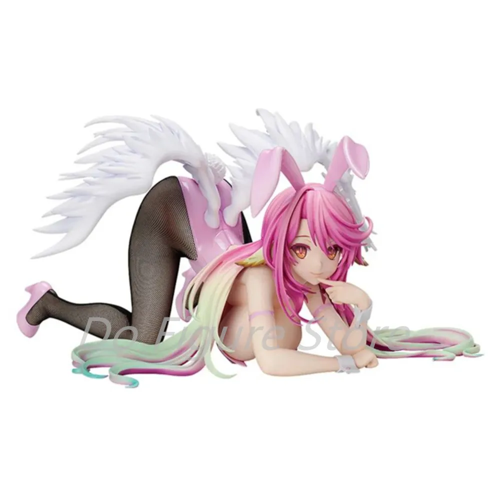 FREEing B-style No Game No Life Jibril Bunny 14 PVC Action Figure Stand Anime Sexy Girl Figure Model Toy Collection Doll Gift