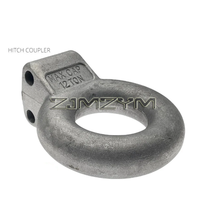 3 Inch Adjustable Trailer Hitch Forged Tow Ring RV Towing Hook Trailer Coupler Fixed Ring Trailers and Towing Auto Accessories