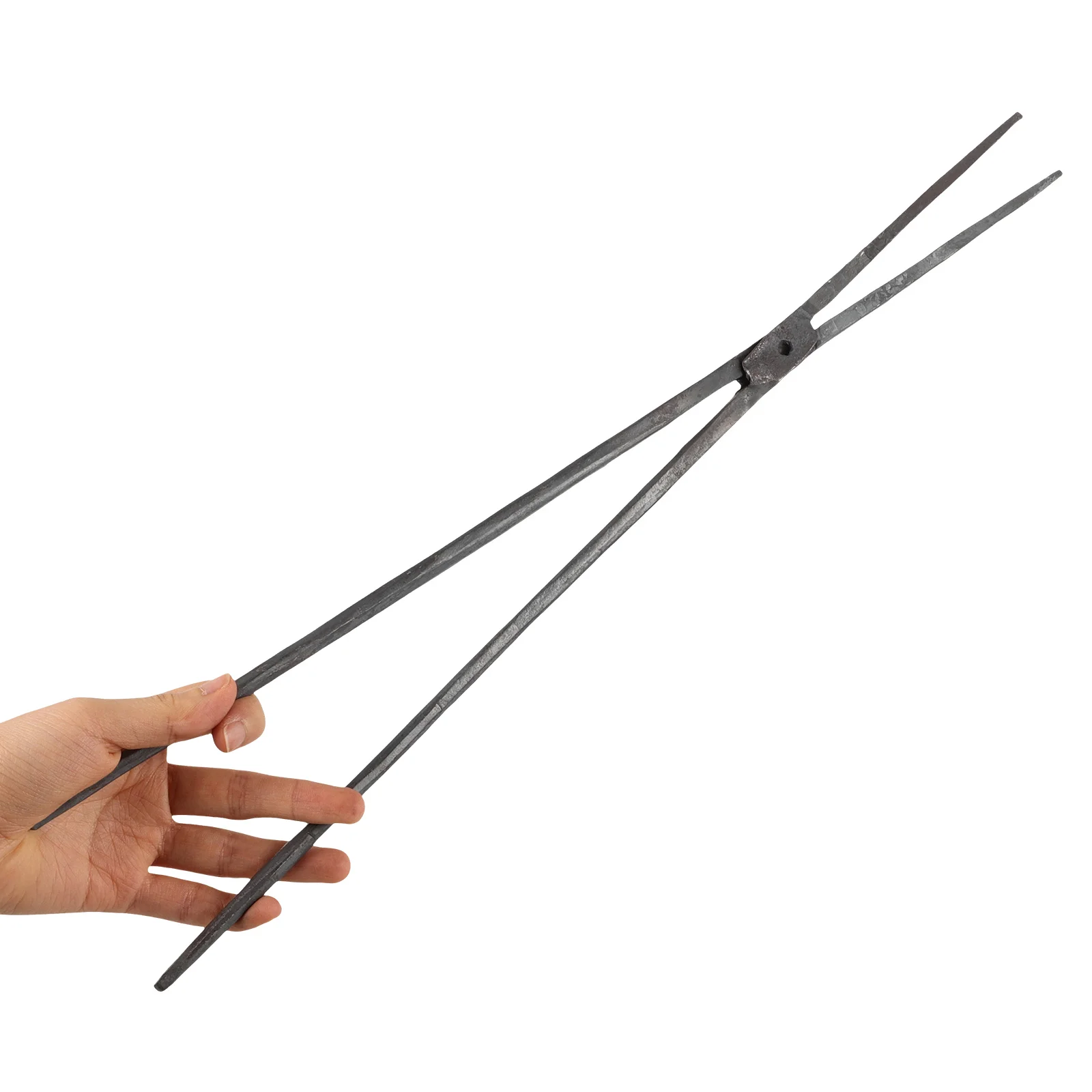 

Heavy Duty Metal Fireplace Tongs Outdoor Garbage Grabber Long Handle Trash Picker Strong Grip Firewood Clamp Campfire Reusable