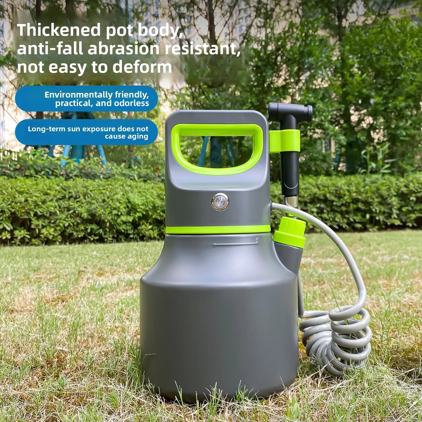 Electric watering water bottle Household large-capacity water bottle Sprayer long nozzle shower watering vegetables